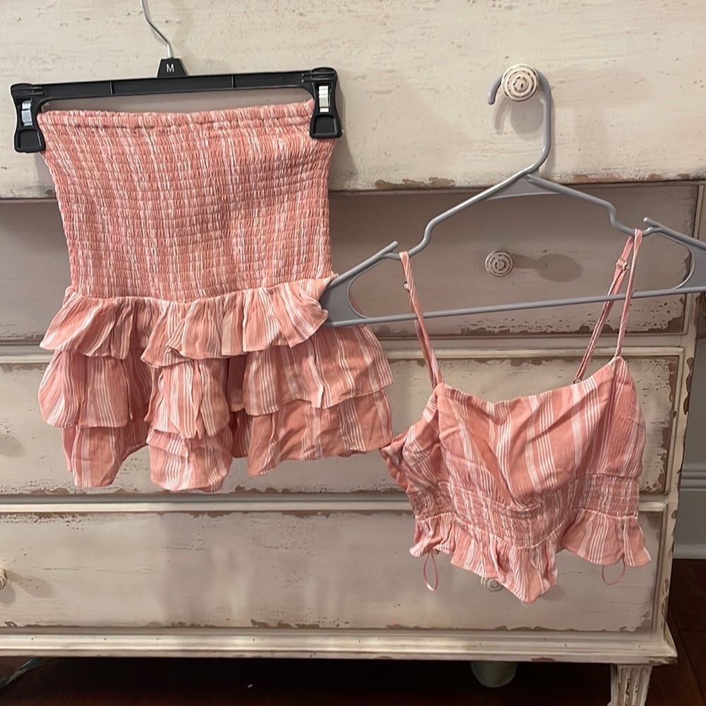 skirt (s) and top (m) set
